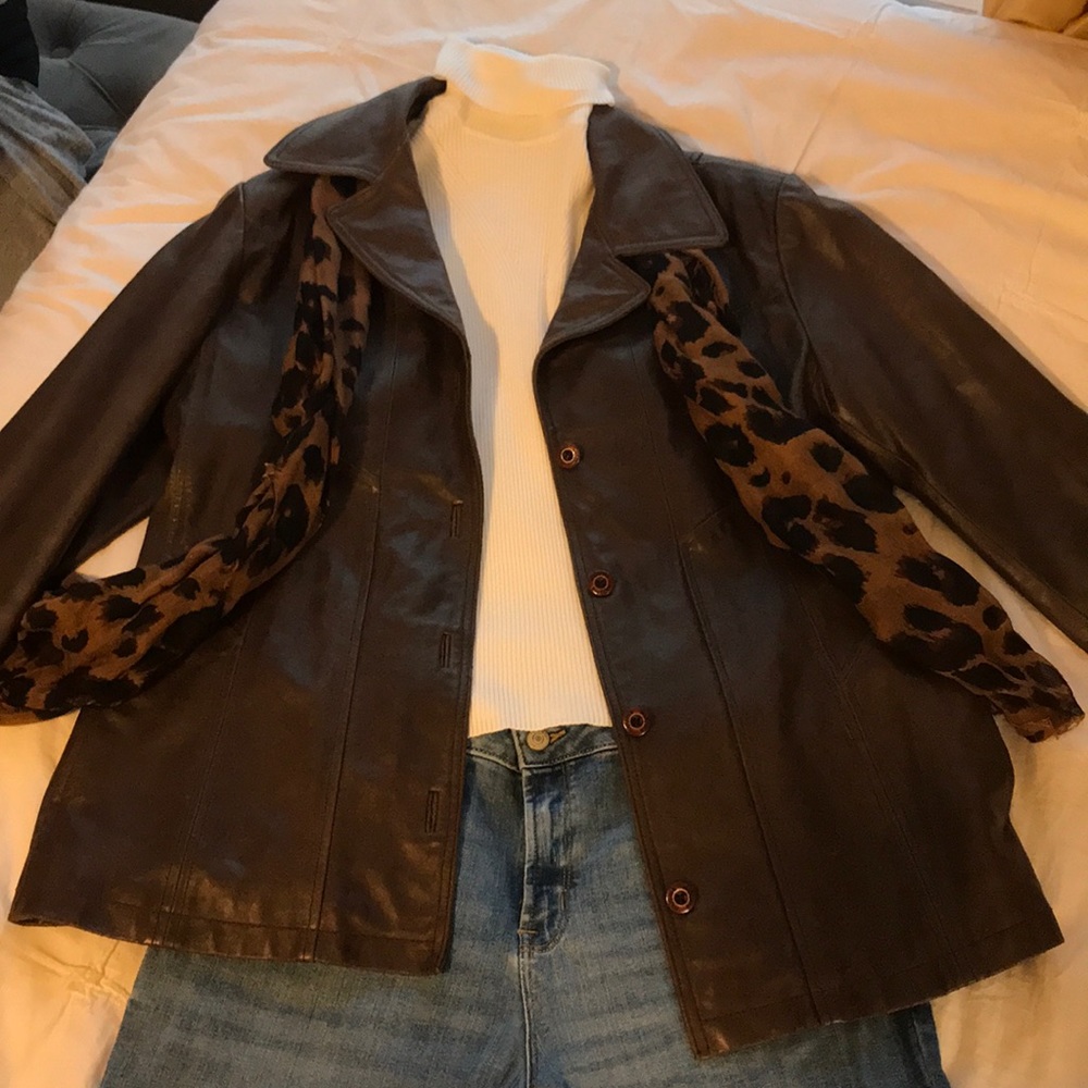 Brown Leather Jacket